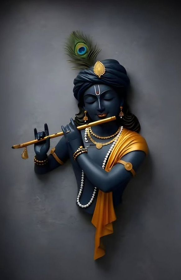 Shri Krishna wall Painting - Image 2