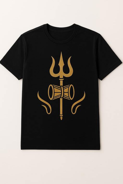 Trishul & Damru Divine Power (Black)